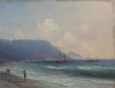 Seascape overlooking Yalta, . Creator: Aivazovsky; Ivan Konstantinovich (1817-1900)