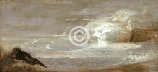 Seascape, mid 19th century. Creator: Jean-Baptiste Carpeaux.