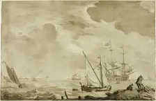 Seascape, n.d. Creator: Cornelis Ploos van Amstel