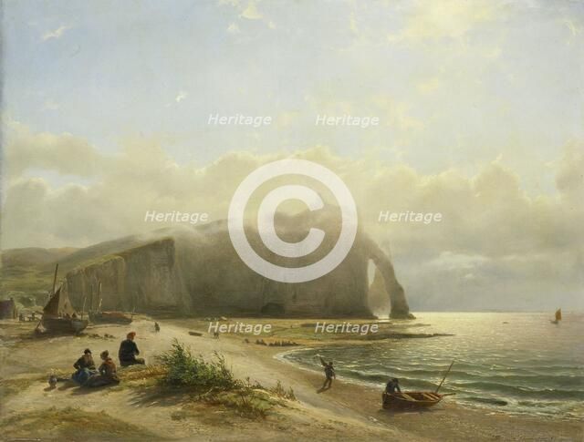 Seascape near the Coast, 1845-1880. Creator: Willem Antonie van Deventer.