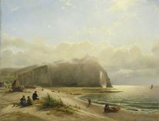 Seascape near the Coast, 1845-1880. Creator: Willem Antonie van Deventer