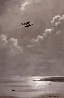 Seascape [Schneider Trophy aircraft], between 1939 and 1946. Creators: Central Office of Information, Roy Anthony Nockolds