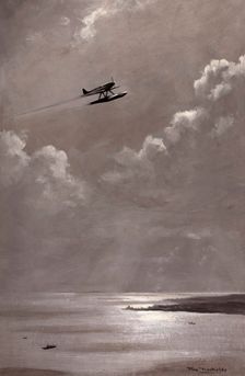 Seascape [Schneider Trophy aircraft], between 1939 and 1946. Creators: Central Office of Information, Roy Anthony Nockolds