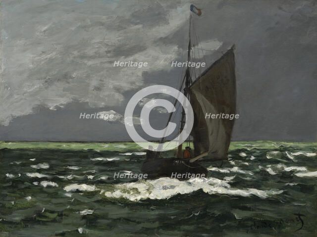 Seascape, Storm, 1866. Creator: Claude Monet.