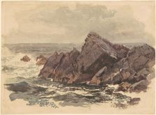 Seascape with Rocks, c. 1890s. Creator: William Trost Richards