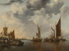 Seascape with Ships. Creator: Jan van de Cappelle