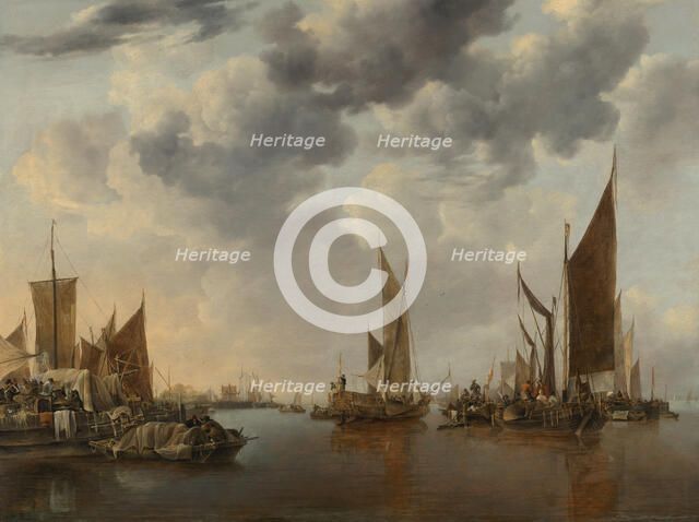 Seascape with Ships. Creator: Jan van de Cappelle.