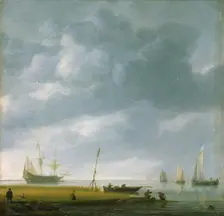 Seashore, 1630. Creator: Simon de Vlieger