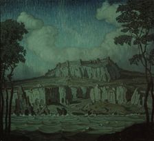 Seashore, 1907. Artist: Bogayevsky, Konstantin Fyodorovich (1872-1943)
