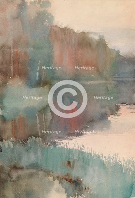 Seashore at Haikko in Autumn, c1892. Creator: Albert Edelfelt.