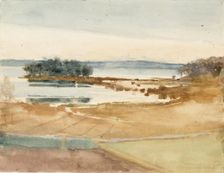Seashore, Brown Sand, c1890s. Creator: Albert Edelfelt