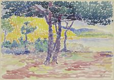 Seashore (southern France), late 19th century. Creator: Henri-Edmond Cross