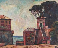 Seaside Villa, c1929. Creator: Marussig, Pietro (1879-1937)