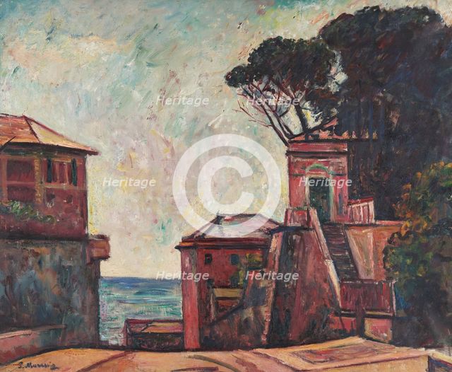 Seaside Villa, c1929. Creator: Marussig, Pietro (1879-1937).