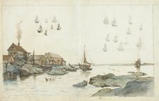 Seaside Landscape. Creator: Oscar Kleineh