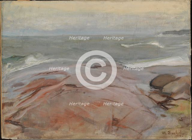 Seaside Landscape from Suursaari Island, 1905. Creator: Magnus Enckell.