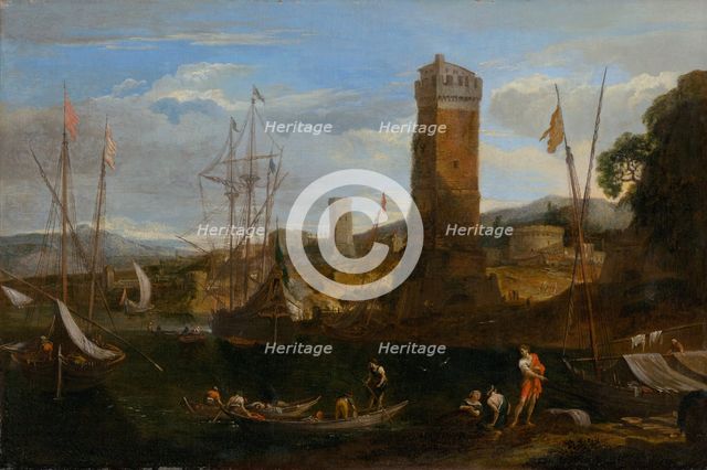 Seaside Landscape I, 1660. Creator: Adriaan van der Cabel.