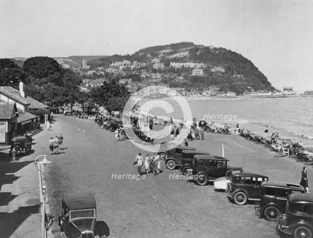 Seaside resort of Minehead, Somerset, early 1930s. Artist: Unknown