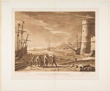 Seaport with Sailors Loading Merchandise, 1774. Creator: Richard Earlom