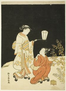 Searching for Fireflies, About 1768. Creator: Suzuki Harunobu