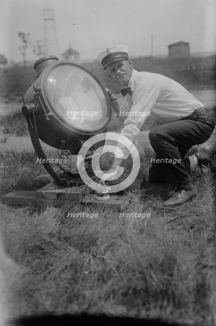 Searchlight, Mineola, 1919. Creator: Bain News Service.