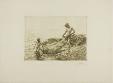 Seaward Skerries, 1913. Creator: Anders Leonard Zorn