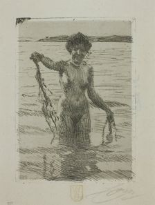 Seaweed, 1910. Creator: Anders Leonard Zorn
