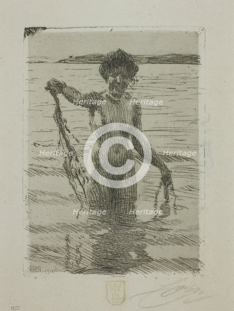 Seaweed, 1910. Creator: Anders Leonard Zorn.