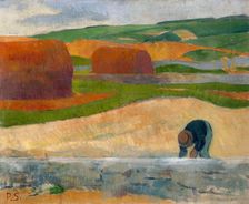 Seaweed Gatherer, about 1890. Creator: Paul Serusier
