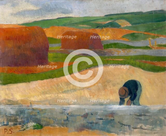 Seaweed Gatherer, about 1890. Creator: Paul Serusier.