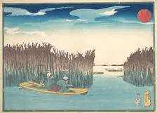 Seaweed Gatherers at Omori, 1797-1861. Creator: Utagawa Kuniyoshi