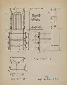 Seat, c. 1936. Creator: Margaret Knapp