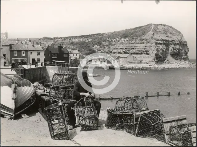 Seaton Garth, Staithes, Hinderwell, Scarborough, North Yorkshire, 1930s. Creator: J Dixon Scott.
