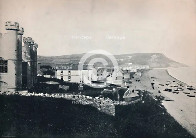 'Seaton - Looking Towards White Cliff', 1895. Artist: Unknown.