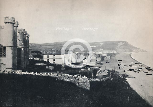 'Seaton - Looking Towards White Cliff', 1895. Artist: Unknown.