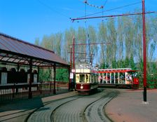 Seaton Terminus, Seaton Tramway, Devon. Creator: Peter Thompson