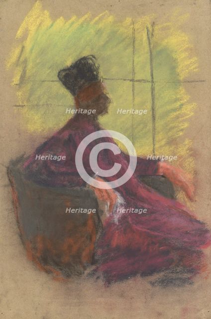 Seated, 1880/1880. Creator: Ladislav Mednyanszky.
