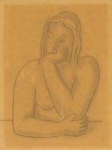 Seated, 1938-1945. Creator: Mikulas Galanda