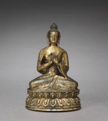 Seated Maitreya Buddha, c. 1400. Creator: Unknown