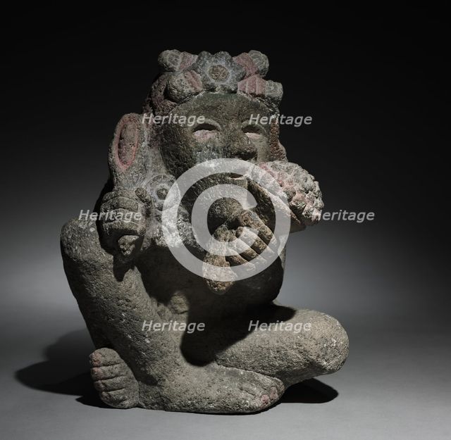 Seated Male Carrying Maize, 1325-1521. Creator: Unknown.