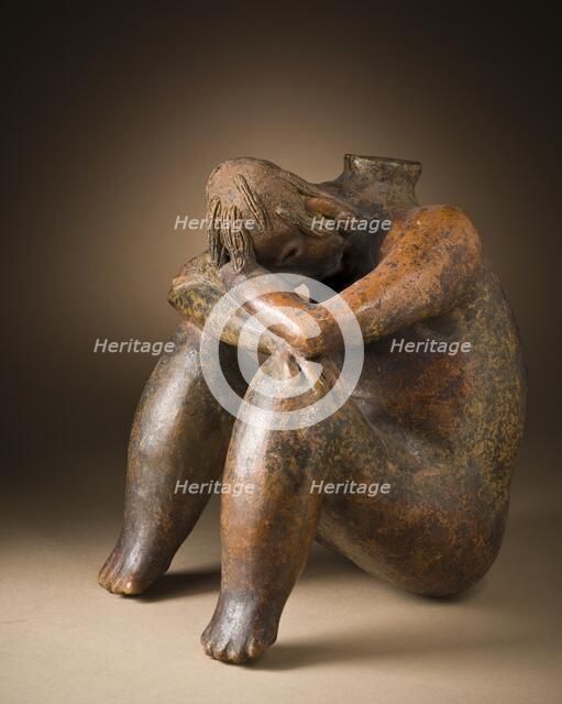 Seated Male Figure, 200 B.C.-A.D. 500. Creator: Unknown.