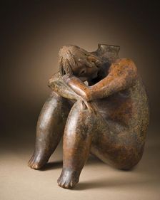 Seated Male Figure, 200 B.C.-A.D. 500. Creator: Unknown