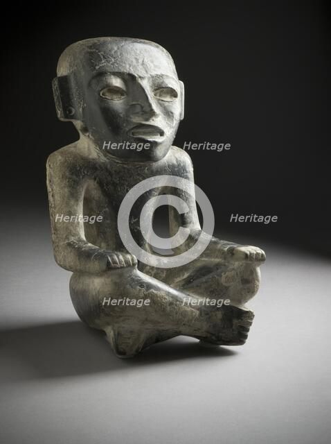 Seated Male Figure, between 200 and 600. Creator: Unknown.