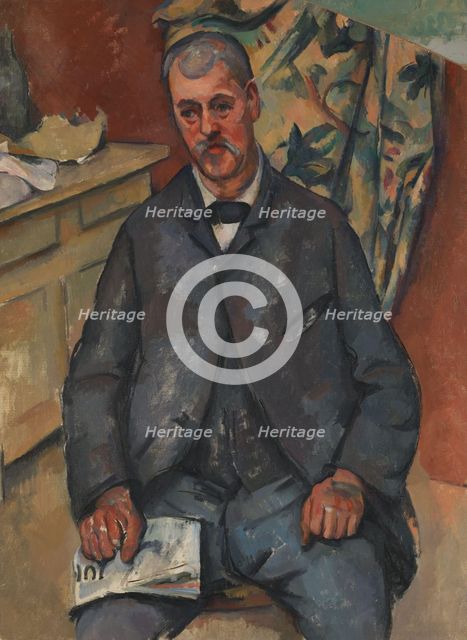 Seated Man, 1898 - 1900. Creator: Paul Cezanne.