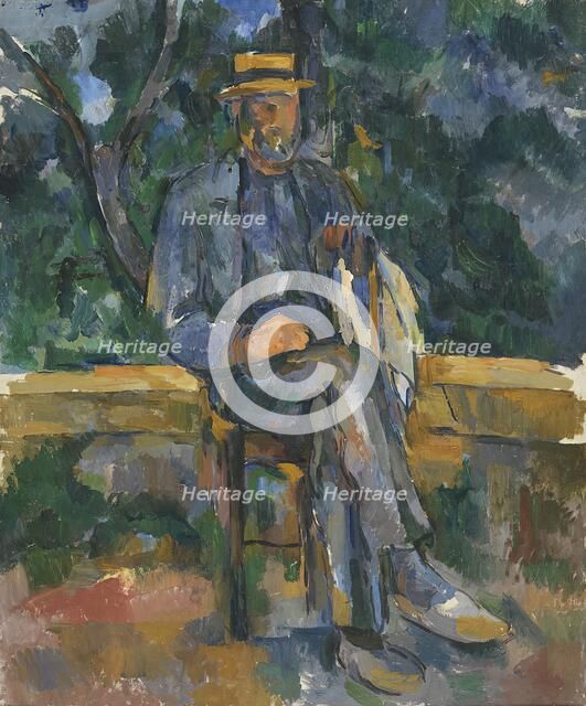 Seated Man, 1905. Creator: Paul Cezanne.