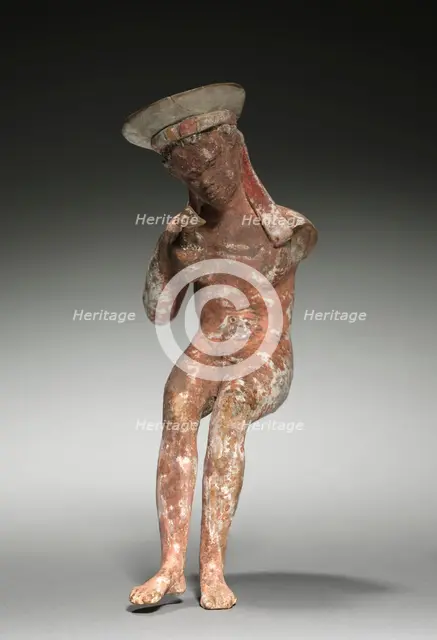 Seated Man, 300s BC. Creator: Unknown.