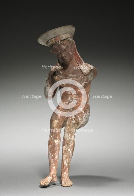 Seated Man, 300s BC. Creator: Unknown.