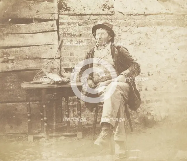 Seated Man, about 1855-1865. Creator: John Whistler.