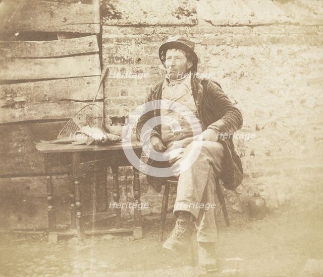 Seated Man, about 1855-1865. Creator: John Whistler.