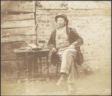 Seated Man, about 1855-1865. Creator: John Whistler